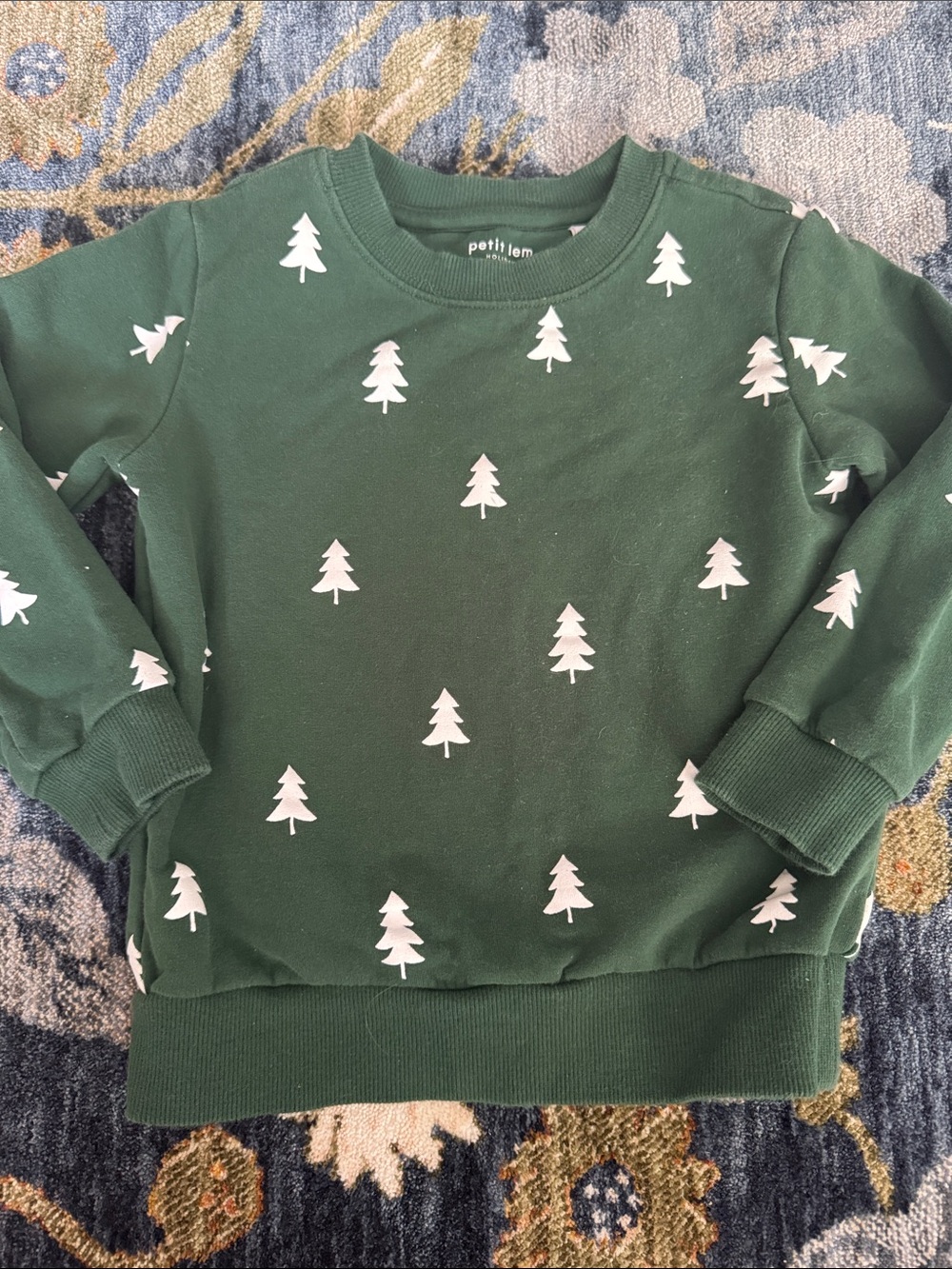 Petit Lem Winter Holiday Tree Sweatshirt
